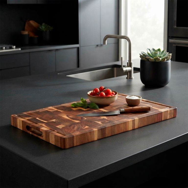 Tabla de Cortar Madera Acacia 50X26 cm