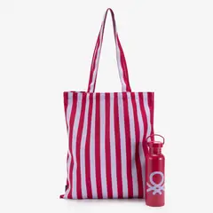 BENETTON - Set Totebag y Botella 750 ml