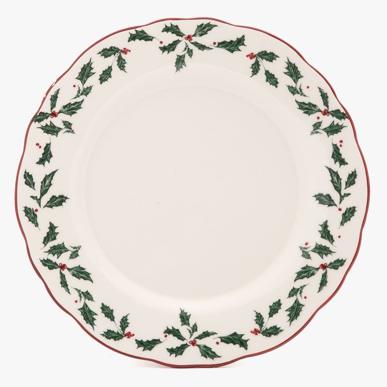 Plato Entrada/Postre 20 Cm Muerdago Navidad