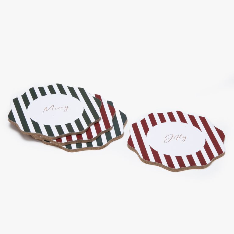 Set 4 Posavasos Navidad