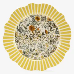 ROBERTA ALLEN - Plato Entrada/Postre Flores 22 cm Market Wonder