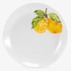 BASEMENT HOME - Plato Ensalada/Postre Limón 22.2 Cm Verduras Melamina