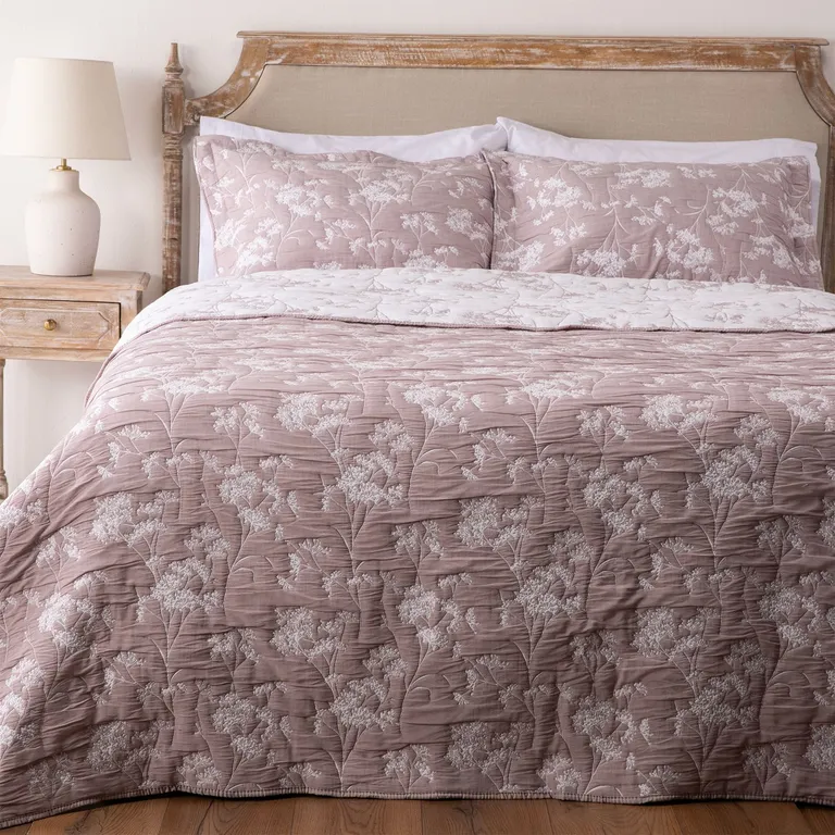 Cubrecama Mercedes Malva King