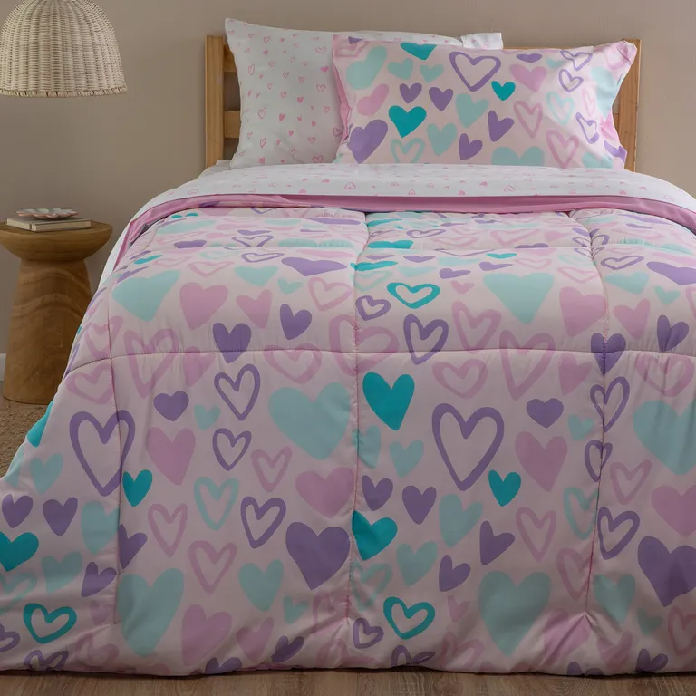 Juego Cama Coral 1.5 Plazas