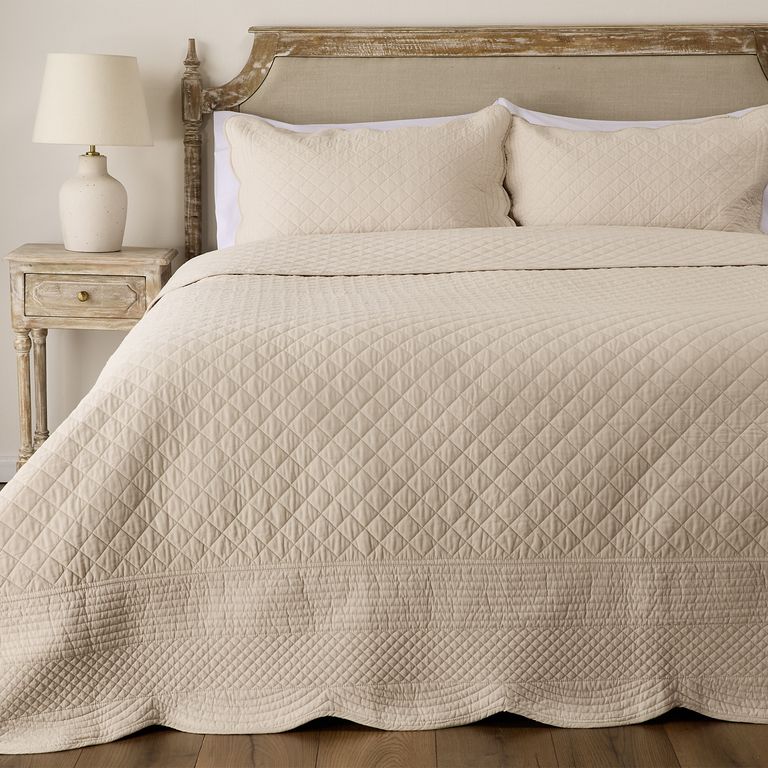 Cubrecama Javi Beige 2 Plazas