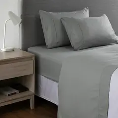 MICA - Sábana Soft Gris 2 Plazas