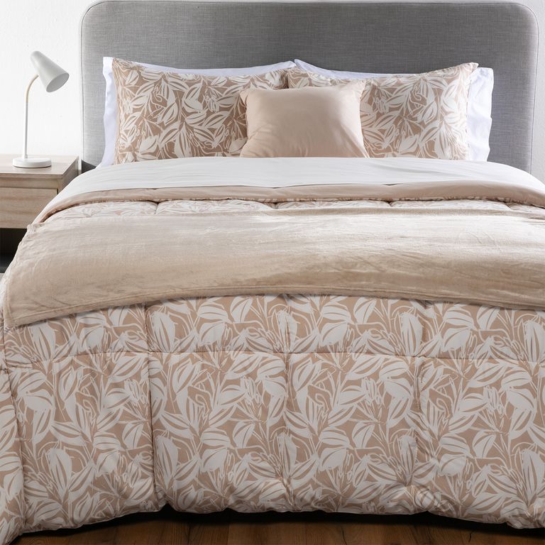 Juego Cama Francisca Beige 2 Plazas