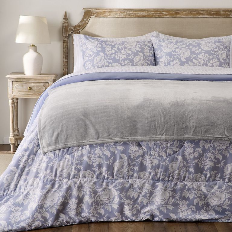 Juego Cama Magda Azul King