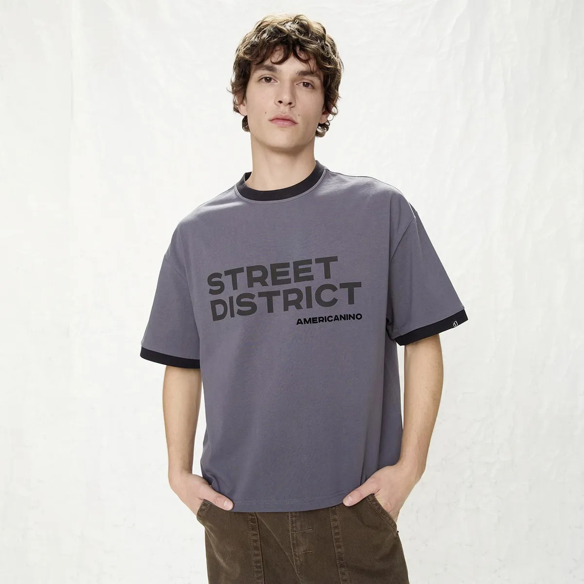 AMERICANINO - Polera Algodón Hombre Americanino