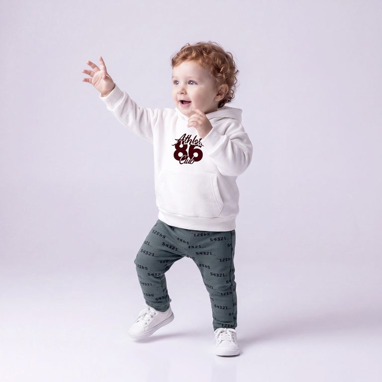 Conjunto Polerón + Pantalón De Buzo Bebé Niño