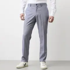 BASEMENT - Pantalón Formal Slim Texturado Hombre
