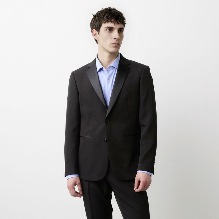 Vestón Formal Slim Smoking Hombre