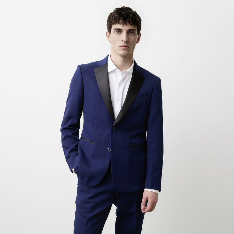 Vestón Formal Slim Smoking Hombre