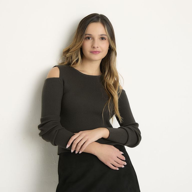 Sweater Cut Out Mujer