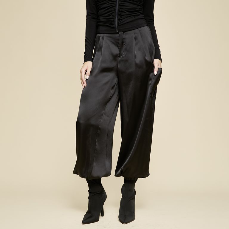 MOSSIMO Pantalón Baggy Tiro Medio Mujer