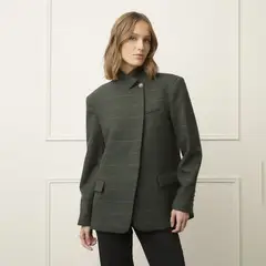 BASEMENT - Blazer Con Lana Mujer