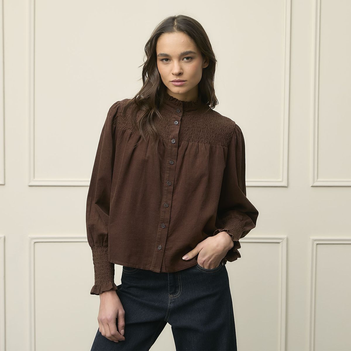 BASEMENT - Blusa Algodón Mujer Basement