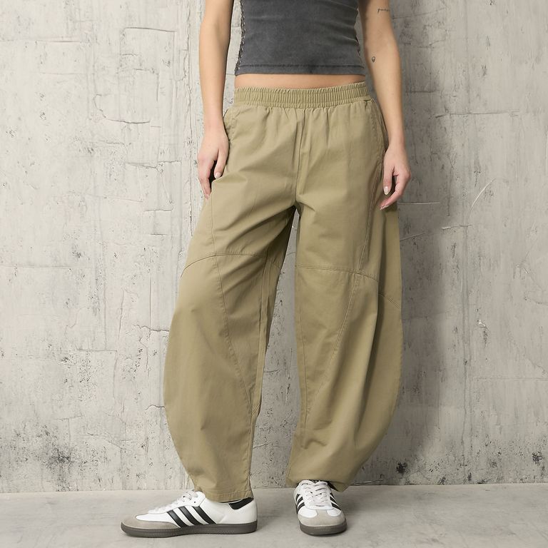 Pantalón Tiro Medio Baggy Mujer