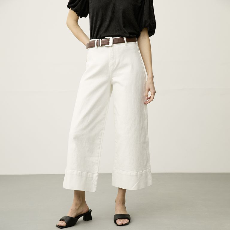 Jeans Flare Tiro Alto Mujer