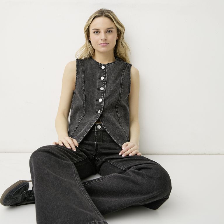 Vest Denim Mujer