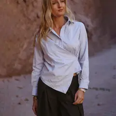 SYBILLA - Blusa Cruzada x Sofía Mekis