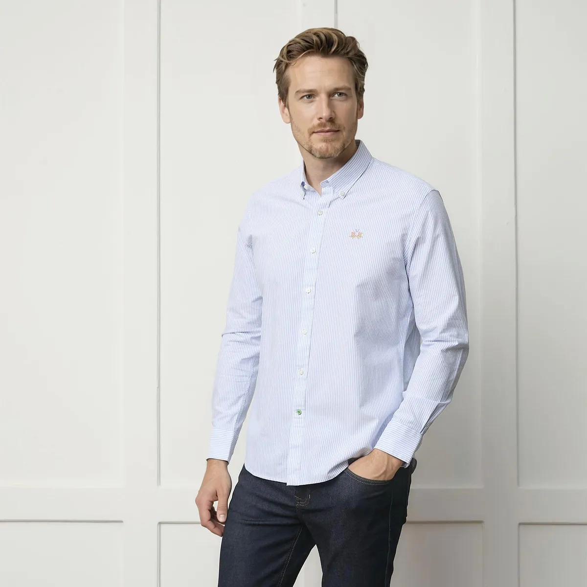 LA MARTINA - Camisa Manga Larga Regular Fit Hombre La Martina