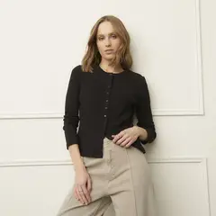 BASEMENT - Polera Manga Corta Mujer