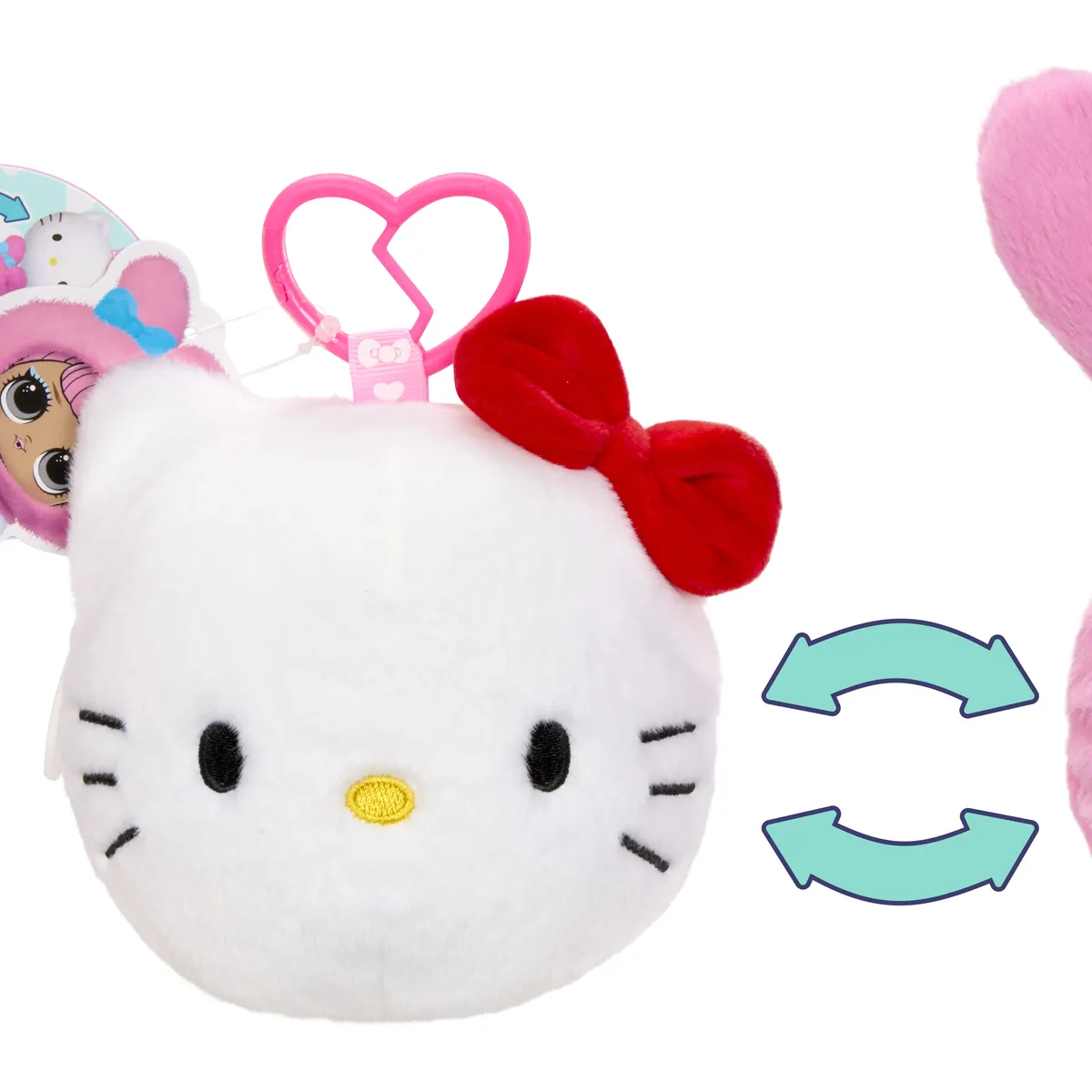 MALCREADO0014382 - L.O.L. Surprise Loves Hello Kitty Reversible Plush Surprise