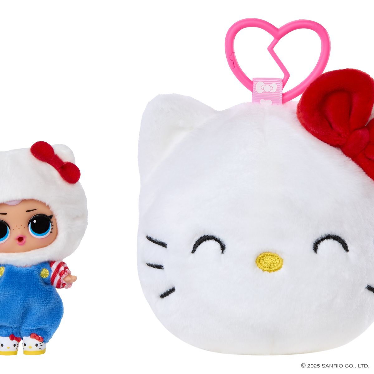 MALCREADO0014382 - L.O.L. Surprise Loves Hello Kitty Reversible Plush Surprise