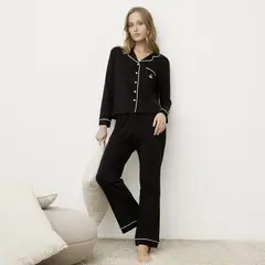 BENETTON - Pijama Camisero Algodón Pima Mujer