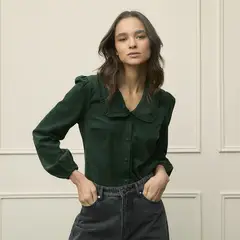 BASEMENT - Blusa Algodón Mujer
