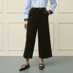 BASEMENT - Pantalón Regular Tiro Medio Mujer