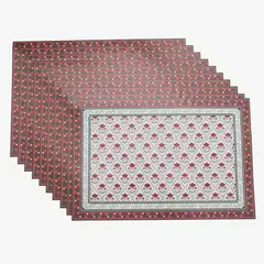 MICA - Set 10 Individuales de Papel 47X32 cm Decoración Navidad
