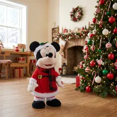 DISNEY - Muñeco Mickey Musical 32x17 cm Navidad Adorno Decoración