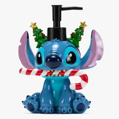 DISNEY - Jabonera Stitch 18x15 cm Resina Adorno Navidad Decoración