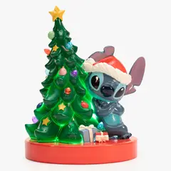 DISNEY - Stitch Árbol con Luz 20x16 cm Adorno Navidad Decoración