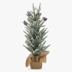 MICA - Mini Pino Snow 60 cm Árbol de Navidad