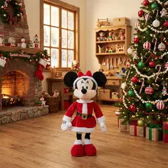 DISNEY - Muñeco Minnie 57 Cm Peluche Navidad Adorno Decoración