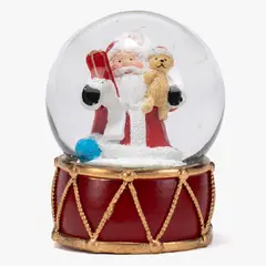 MICA - Burbuja Viejo Pascuero Santa 8x7 cm Bola de Nieve Adorno Decoración Navidad