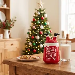 MICA - Cookie Jar Santa 18x10 cm Viejo Pascuero Adorno Navidad Decoración