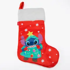 DISNEY - Bota Stitch 38x27 cm Adorno Navidad Decoración