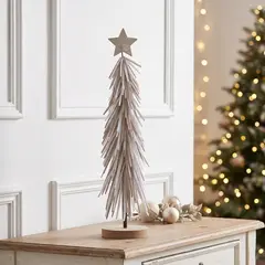 MICA - Pino Snow 50X12 cm Árbol Navidad Adorno Decoración