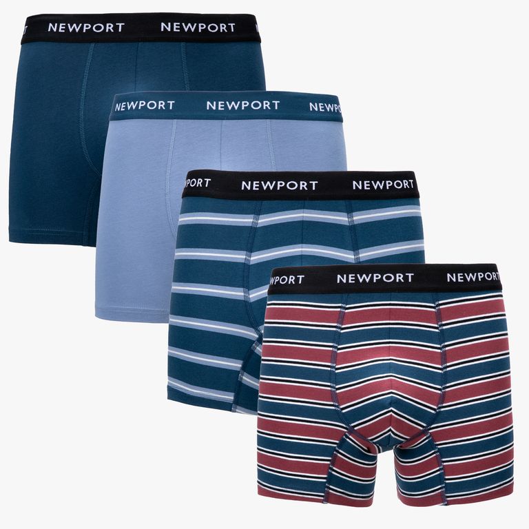 Pack De 4 Boxers Algodón Hombre