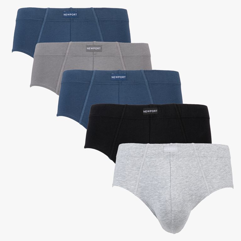 Pack De 5 Slips Algodón Hombre