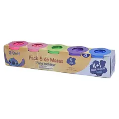DISNEY - Pack Masas Stitch 4 + 1