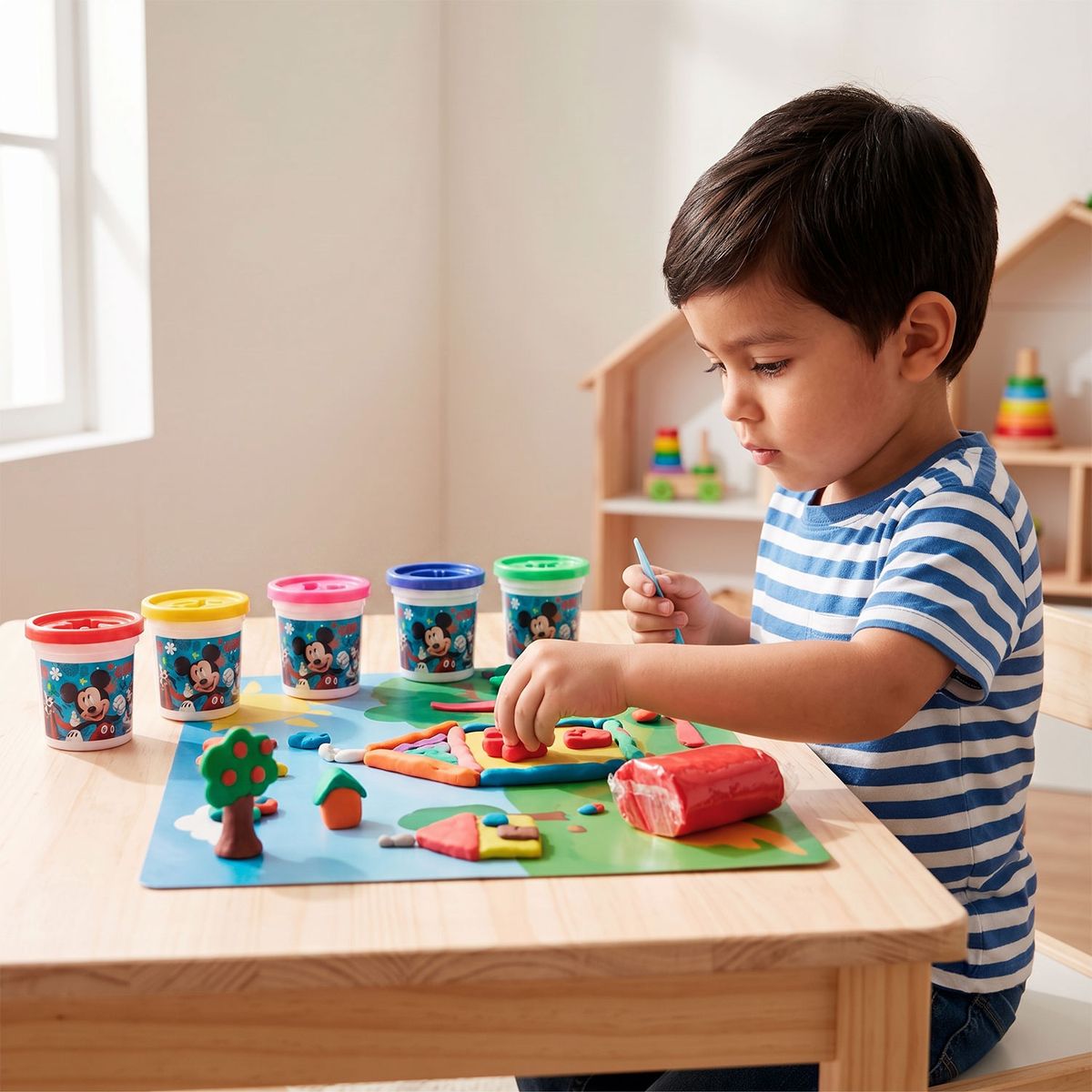 DISNEY - Pack Masas Mickey Minnie 4 + 1 Disney