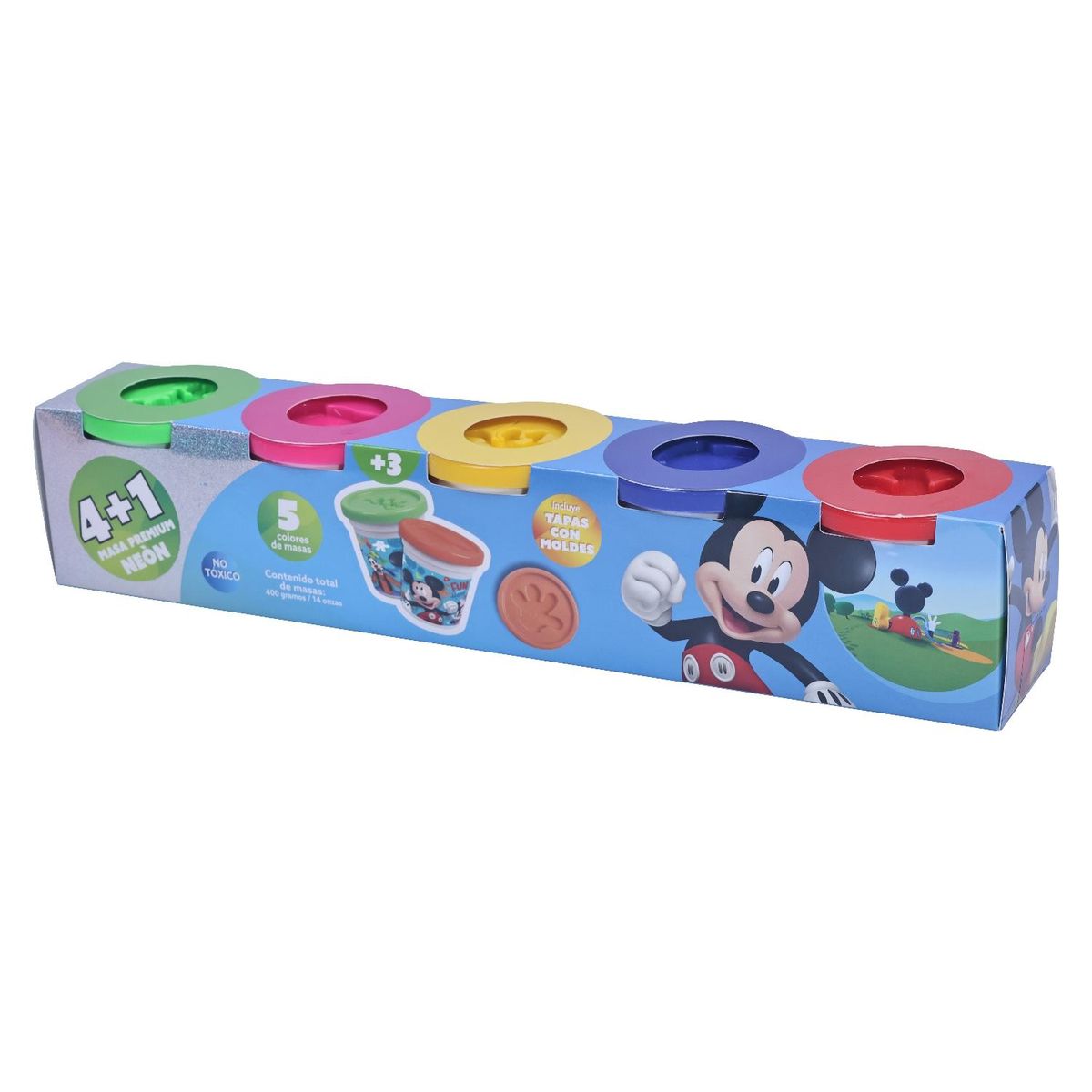 DISNEY - Pack Masas Mickey Minnie 4 + 1 Disney