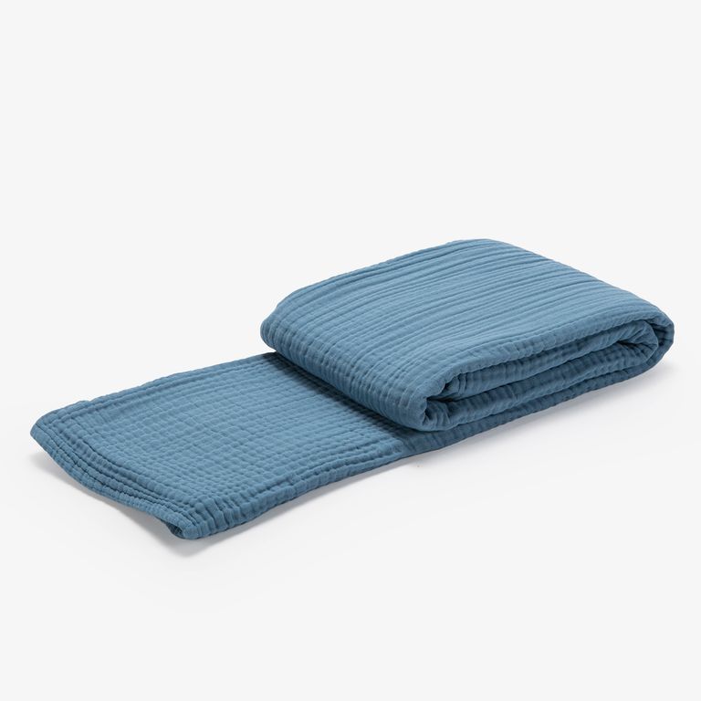 Manta Niños Muselin Azul