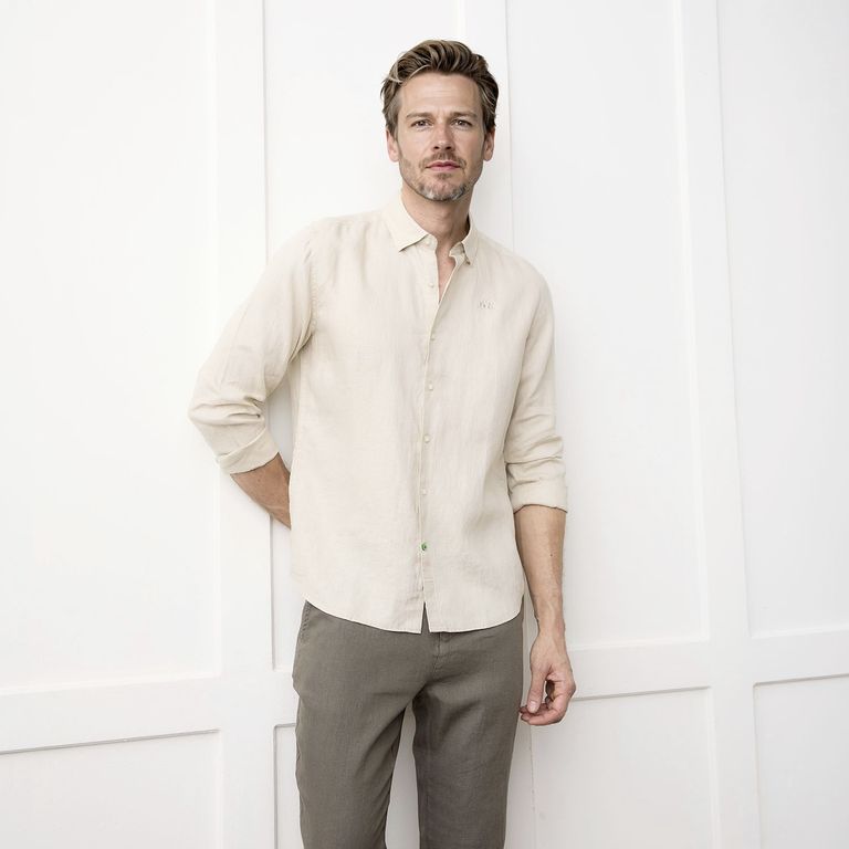 Camisa 100% Lino Hombre