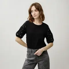 UNIVERSITY CLUB - Polera Mujer Manga Globo